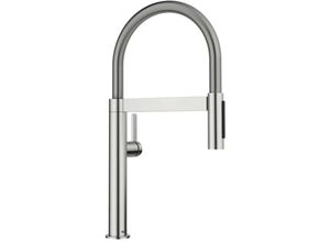 4020684790796 - Culina s - Spültischarmatur mit flexiblem Arm und Brause Stahl 527467 - Blanco