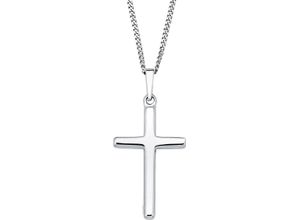 4020689070435 - Kette mit Anhänger AMOR Kreuz 9070435 Halsketten Gr Silber 925 (Sterlingsilber) Länge 45 cm silberfarben Damen Made in Germany