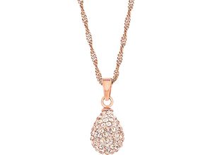 4020689157709 - amor Damen Kette mit Anhänger 9157709 925er Sterling Silber roségold 42