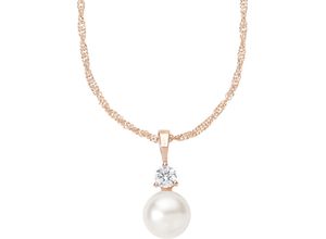 4020689182466 - amor Damen Kette mit Anhänger 925er Silber roségold