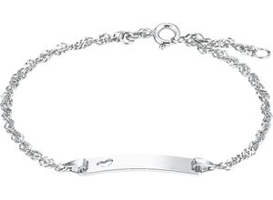 4020689208708 - amor Damen Identarmband 925er Silber silber