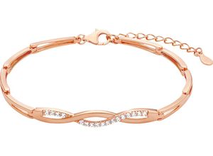 4020689271337 - Armband AMOR 9271337 Armbänder Gr Silber 925 (Sterlingsilber) rosegold (silber 925 roségoldfarben weiß) Damen mit Zirkonia (synth)