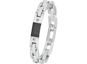 4020689354788 - Armband AMOR 9354788 Armbänder Gr Edelstahl-Carbon schwarz (edelstahlfarben schwarz) Herren