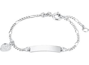 4020689526703 - Silberarmband AMOR Schutzengel Herz 9526703 Armbänder Gr Silber 925 (Sterlingsilber) silberfarben Mädchen Made in Germany