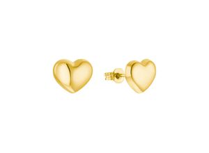 4020689979295 - Paar Ohrstecker AMOR Golden Hearts 9979295 Ohrringe Gr Gelbgold 585 goldfarben Damen Ohrstecker Gold 585