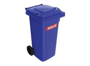 4020747723464 - Müllgroßbehälter 120l hdpe blau fahrbarnEN 840 1072346 - Sulo