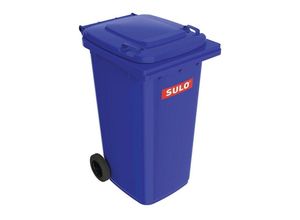 4020747726052 - - Müllgroßbehälter 240 l hdpe blau fahrbar nach en 840