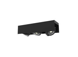 4020856670321 - MEGATRON Cardano LED-Deckenspot 3-flammig schwarz