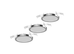 4020856856602 - Lightme - LM85660 Aqua LED-Einbauleuchte 3er Set led GX53 18 w Chrom