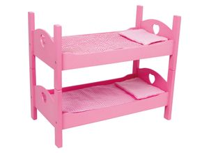 4020972028716 - Etagenbett für Puppen pink