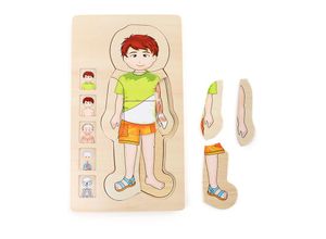 4020972058423 - - Wooden Body Puzzle Boy 29st Holz