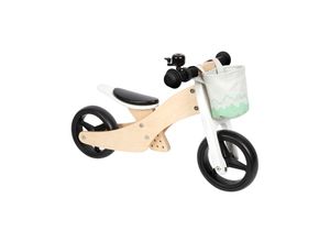 4020972124142 - - Wooden Training Tricycle Balance Bike 2in1 Sage Green