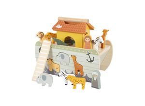 4020972124562 - small foot® - Steckspiel ARCHE NOAH SAFARI