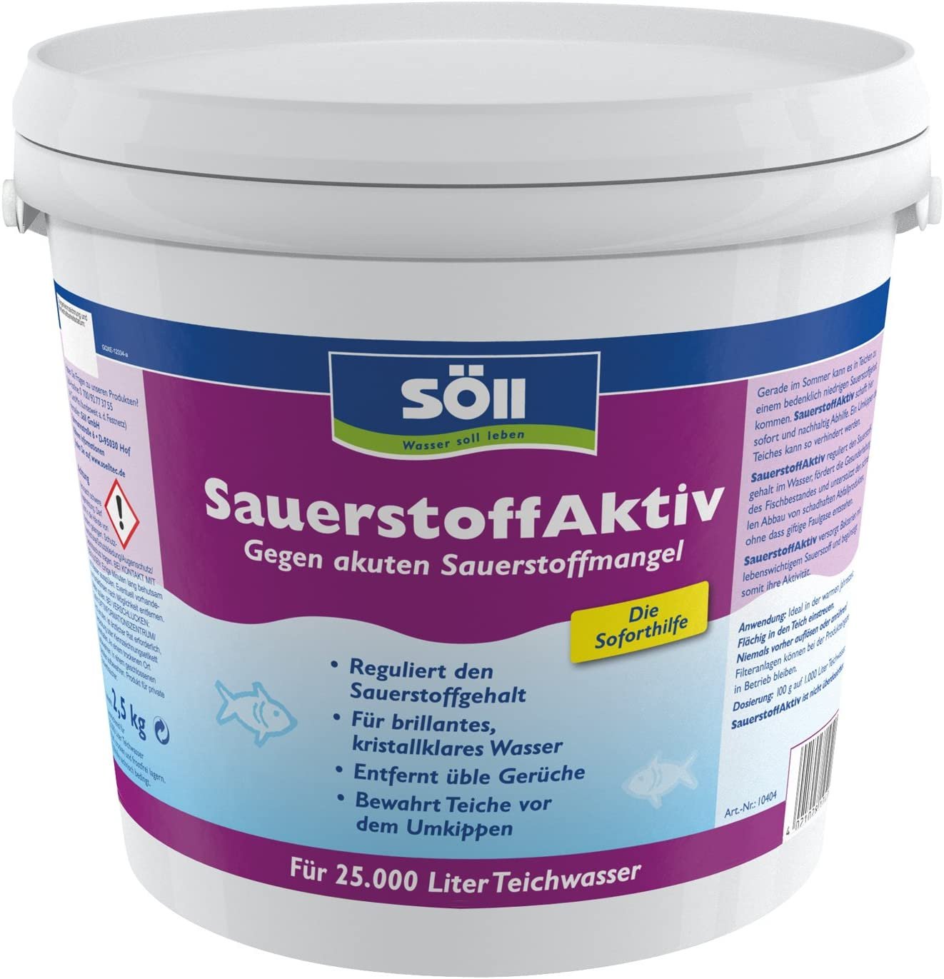 4021028104040 - Söll SauerstoffAktiv 25 kg für 25000 l