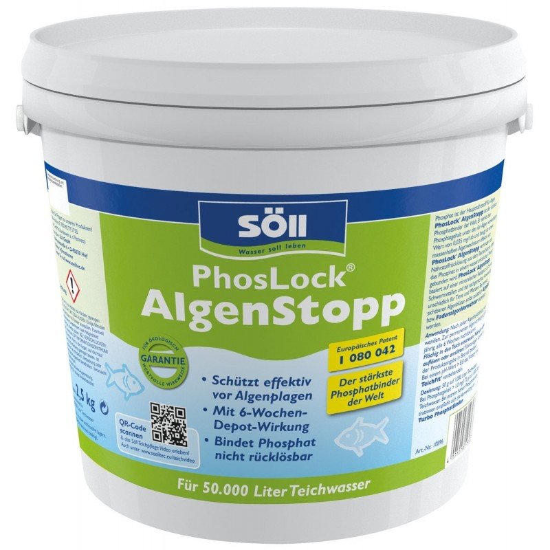 4021028108963 - Söll PhosLock® AlgenStopp 25 kg für 50000 l