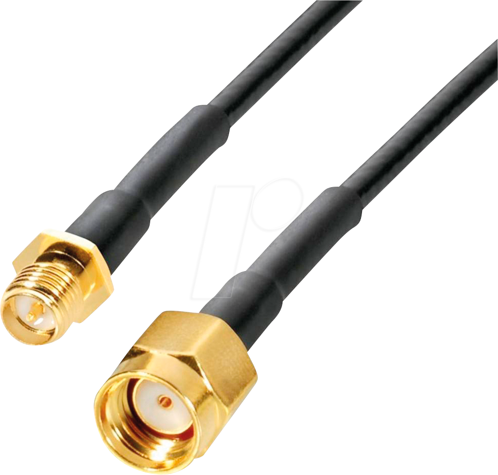 4021064033670 - WIT POLY-103367 - Antennenkabel RP-SMA Stecker   RP-SMA Buchse 2 m