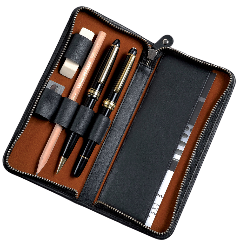 4021068026388 - Schreibgeräte-Etui für 3 Schreibgeräte schwarz