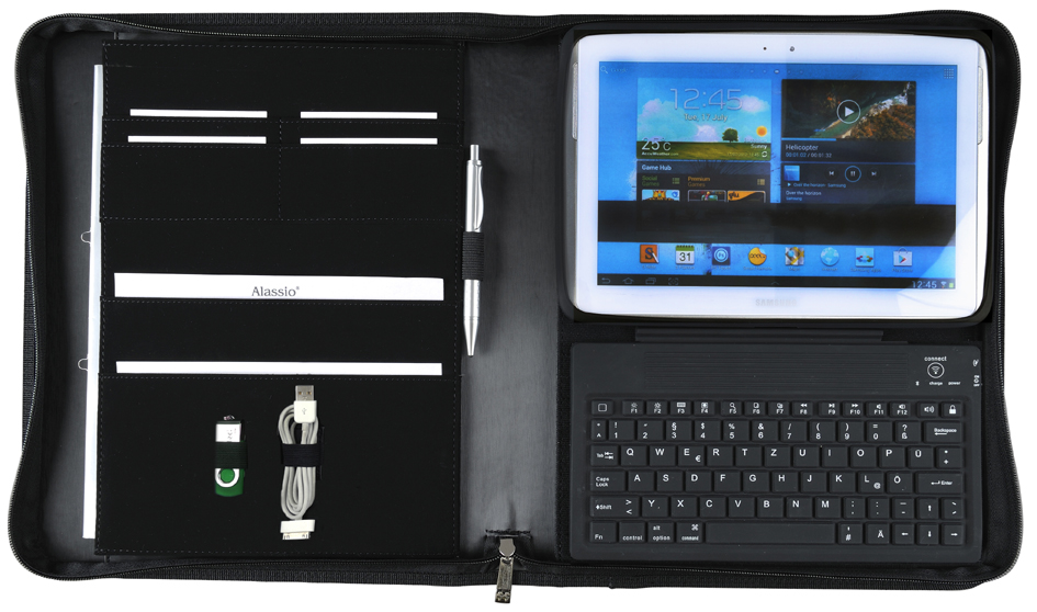 4021068301027 - Bluetooth Tastatur im Organizer LOMBARDO für iPad 4021068301027 - Bluetooth Tastatur im Organizer LOMBARDO für iPad