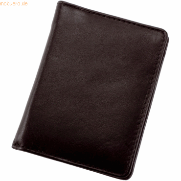 4021068430659 - Notizblock-Etui Monza 75x100x10mm Leder schwarz 4021068430659 - Notizblock-Etui Monza 75x100x10mm Leder schwarz