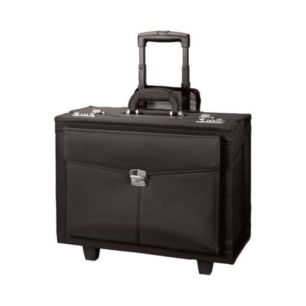 4021068450343 - Pilotenkoffer Rocca II Trolley 46x39x27cm Microfaser schwarz