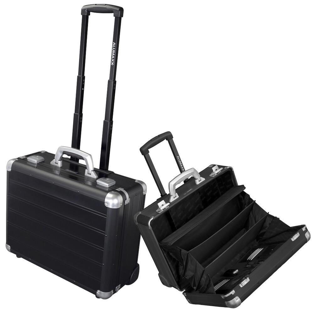 4021068451678 - ALUMAXX Business Trolley GALAXY mit Tragegriff und Rollen 1 Fach schwarz