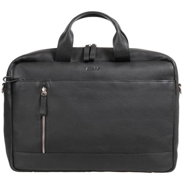 4021068470341 - Laptoptasche ROCCA Leder schwarz 47034 bis 381 cm (15 Zoll)