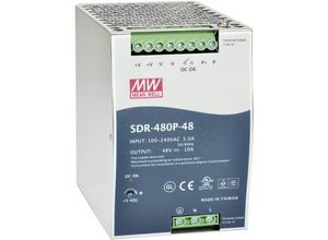 4021087017916 - SDR-480P-24 Hutschienen-Netzteil (DIN-Rail) 24 v dc 20 a 480 w Anzahl Ausgänge1 x Inhal - Mean Well