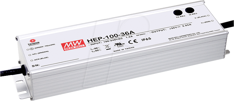 4021087032490 - HEP-100-24A AC DC-Einbaunetzteil 4000 mA 100 W 24 V DC offene Kabelenden 1 St