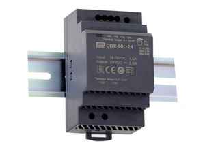 4021087050630 - DDR-60L-5 Hutschienen-DC DC-Wandler (DIN-Rail) 5 v dc 12 a 60 w Anzahl Ausgänge1 x Inha - Mean Well