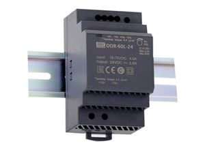 4021087050692 - DDR-60G-15 Hutschienen-DC DC-Wandler (DIN-Rail) 15 v dc 4 a 60 w Anzahl Ausgänge1 x Inh - Mean Well