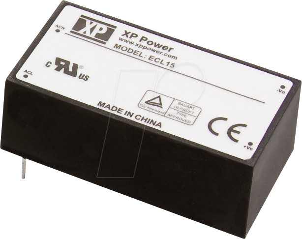 4021087071390 - XP Power ECL15UD02-E AC DC-Industrienetzteil 15 V 05 A 15 W