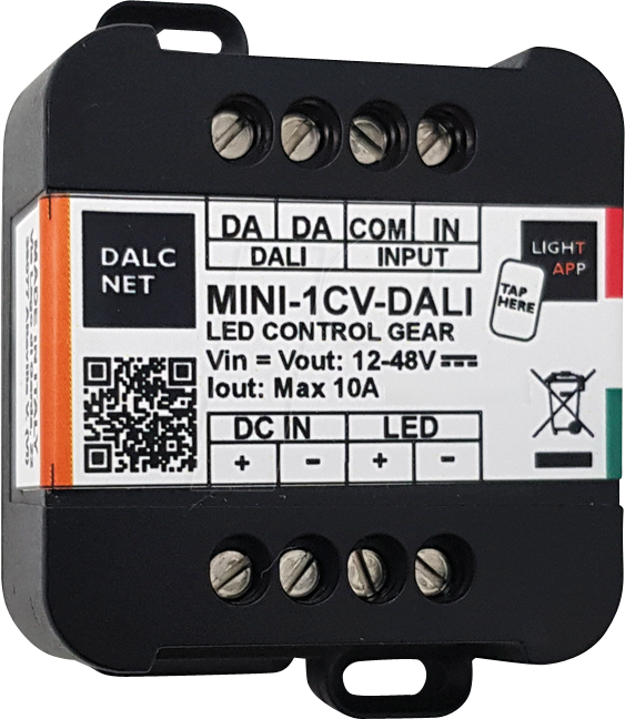 4021087091046 - MINI-1CV-DALI - LED-Dimmer PWM 12 V - 48 V 10 A CV DALI-2 Push