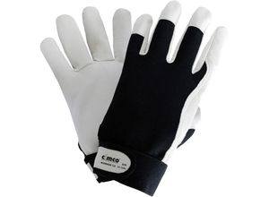 4021103064313 - Worker 20 schwarz weiß 141245 Nappaleder Arbeitshandschuh Größe (Handschuhe) 9 l en 388 1 - Cimco