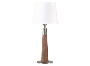 4021273016235 - Conico Tischlampe weiß Nussbaum 58cm