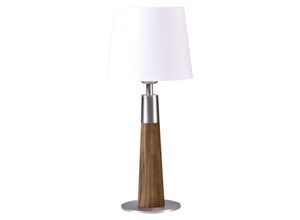 4021273016259 - Conico Tischlampe weiß Nussbaum 44cm