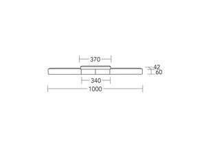 4021273046157 - LED-Deckenleuchte Lana del nero Holz dimmbar