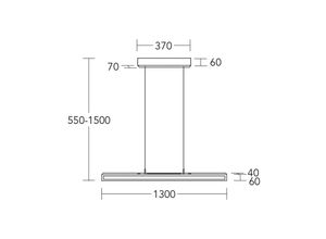 4021273047055 - LED-Hängelampe Karl G Holz Stein up down dimmbar