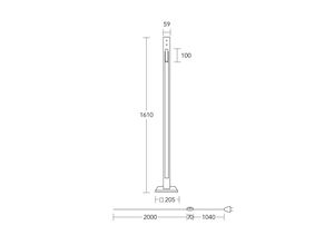 4021273047246 - LED-Stehlampe Karl K Holz Leselicht dimmbar