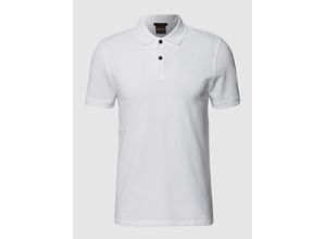 4021405855312 - Slim Fit Poloshirt mit Label-Print Modell Prime