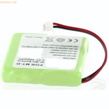 4021499064492 - Akku für Avm Fritz!Fon MT-D NiMH 24 Volt 500 mAh grün