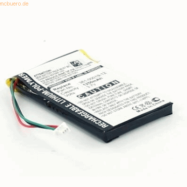 4021499107649 - Akku für Garmin 361-00019-16 Li-Pol 37 Volt 1250 mAh schwarz