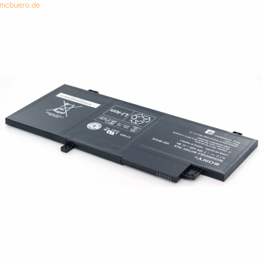 4021499143760 - Akku für VGP-BPS34 Li-Ion 111 Volt 3650 mAh schwarz