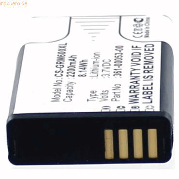 4021499186330 - Akku für Garmin 010-11654-03 Li-Ion 37 Volt 2200 mAh schwarz 4021499186330 - Akku für Garmin 010-11654-03 Li-Ion 37 Volt 2200 mAh schwarz