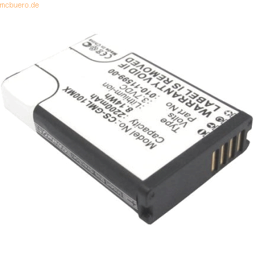 4021499186392 - Akku für Garmin 010-11599-00 Li-Ion 37 Volt 2200 mAh schwarz