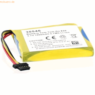 4021499186484 - Akku für Tomtom Go Live 825 Li-Ion 37 Volt 1000 mAh schwarz