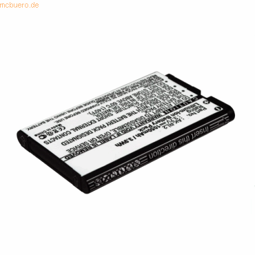 4021499193017 - Akku für Emporia VF4 Li-Ion 37 Volt 1050 mAh schwarz