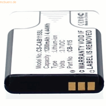 4021499223264 - Akku für Caterpillar CAT B100 Li-Ion 37 Volt 1000 mAh schwarz 4021499223264 - Akku für Caterpillar CAT B100 Li-Ion 37 Volt 1000 mAh schwarz