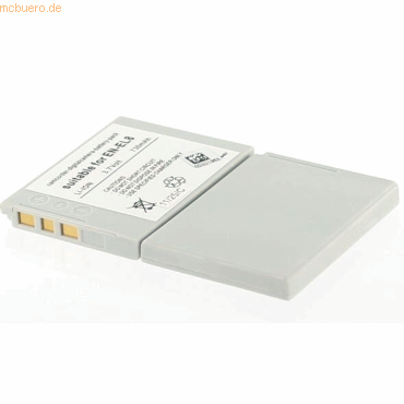 4021499233836 - Akku für Nikon Coolpix P2 Li-Ion 37 Volt 600 mAh grau