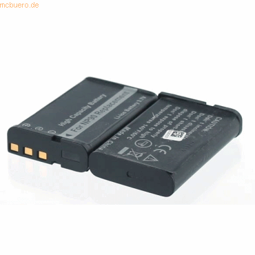 4021499242210 - Akku für Casio NP-90 Li-Ion 37 Volt 1500 mAh schwarz