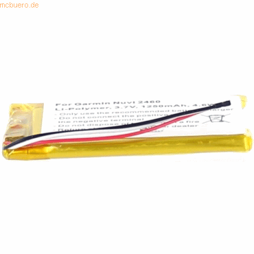 4021499303430 - Akku für Garmin 361-00051-02 Li-Pol 37 Volt 1250 mAh schwarz